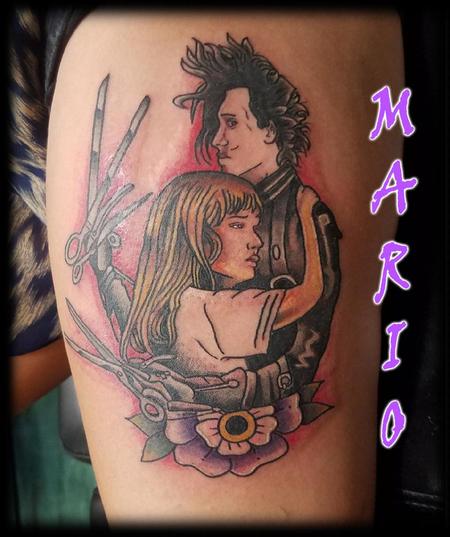 Tattoos - Edward_Scissorhands_Mario - 133471