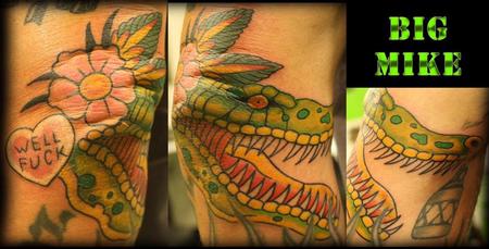 Big Mike - Traditional Alligator Tattoo