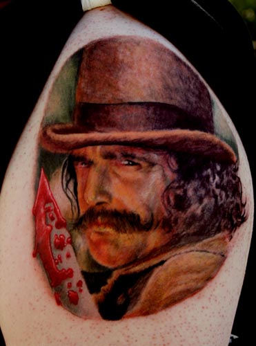 Tattoos - Dan Henk - A least I die a true American!