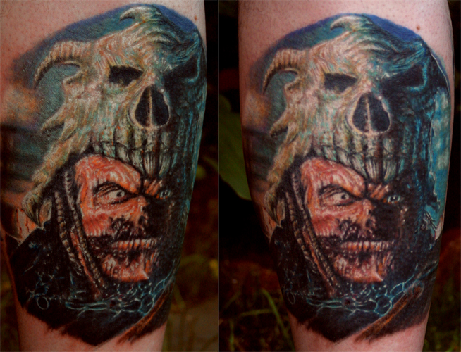 Tattoos - Dan Henk - Trapped in time. Surrounded by evil. Low on gas