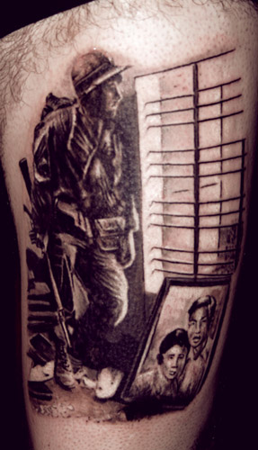 Tattoos - Dan Henk - Vietnam can kill me, but it can't make me care