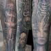 Giger based half sleeve Tattoo Design Thumbnail