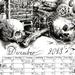 2013 Horror Calendar Original Art Design Thumbnail