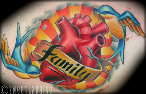 Tattoos - Nature Sun tattoos - I Heart Family