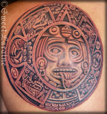 Aztec Calendar Tattoos on Paradise Tattoo Gathering   Tattoos   Family Heritage   Aztec Calendar