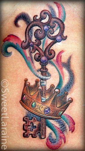 Tattoos - Small tattoos - Skeleton Key