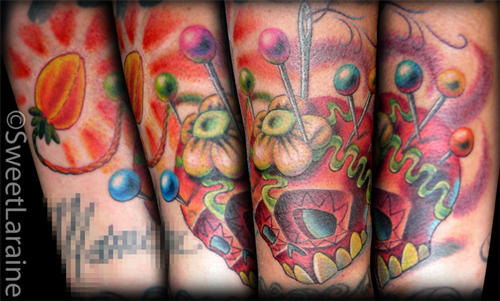 Sweet Laraine - Pin Cushion Sugar Skull