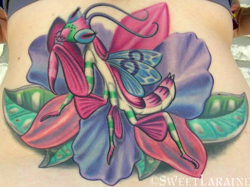 Looking for unique Sweet Laraine Tattoos Orchid Mantis