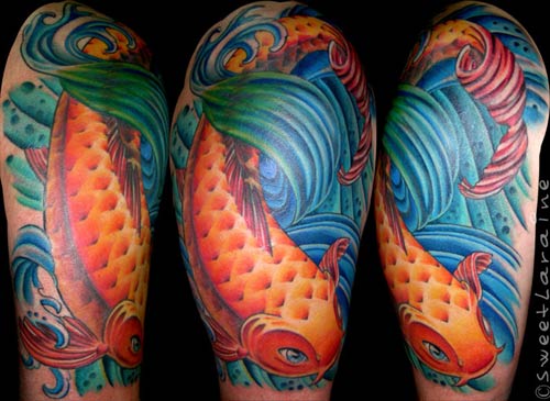 Tattoos ? Sweet Laraine. Koi