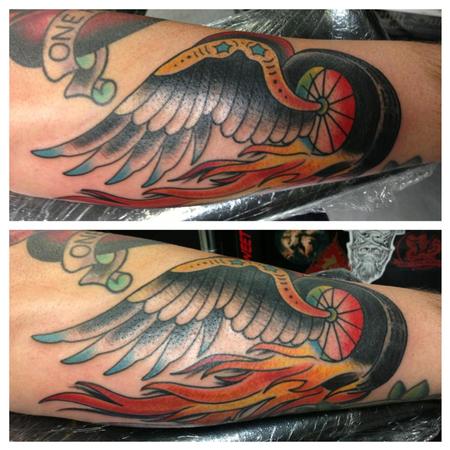 Tattoos - Winged Wheel - 76959