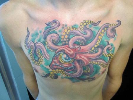 octopus chest tattoo more information octopus chest tattoo more information
