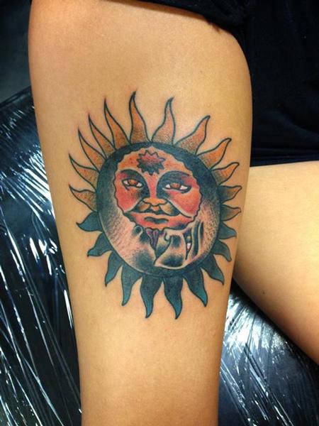 Tattoos - Sun & Moon - 79545