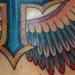 The eagle was busy, cross had to fill in. Tattoo Design Thumbnail