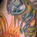 Tattoos - Bee and Flower - 22058