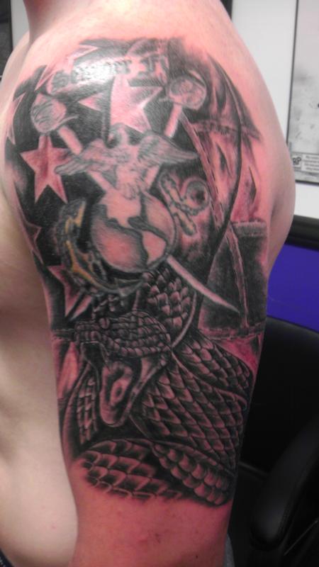 gadsden flag by jon fallows tattoonow gadsden flag by jon fallows tattoonow