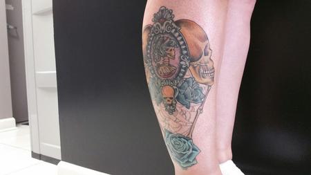 Tattoos - Cover Up & Add On Skull Romance - 128798