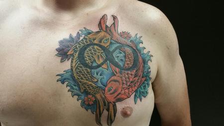 Tattoos - Koi Cover Up - 128797