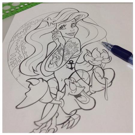 Tattoos - Ariel - 96110