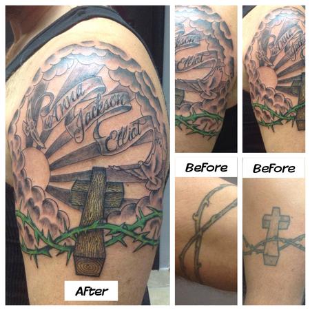 Tattoos - Cross Rehab - 97966
