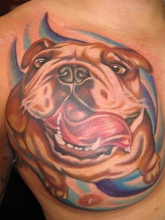 Tattoos - AJ - Bulldog Tattoo