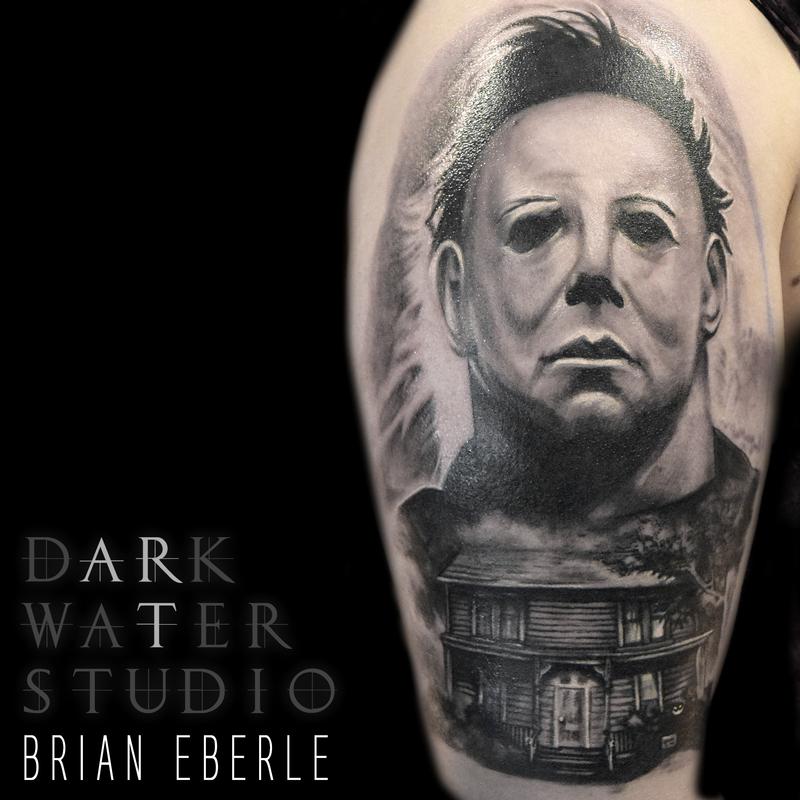 michael myers by shawn morrissette tattoonow michael myers by shawn morrissette tattoonow