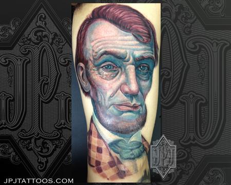 lincoln portrait tattoo lincoln portrait tattoo