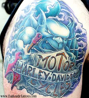 Tattoos - Music tattoos - Demon
