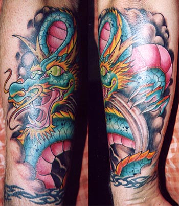 Tattoos - Fantasy Dragon tattoos - Dragon