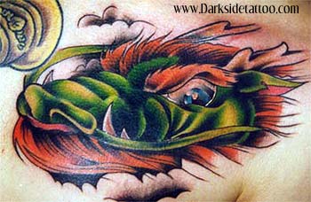 Tattoos - Fantasy Dragon tattoos - Dragon Tattoo