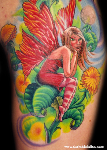 Tattoos - Dandelion Fairy Detail 2 - 3717