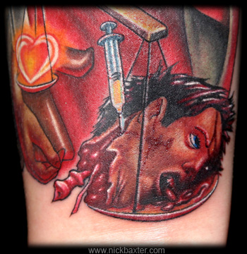 Tattoos - Lady Justice (Detail) - 5241