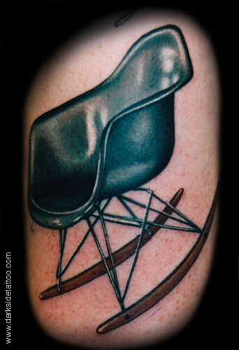 Tattoos - Bucket Seat Rocking Chair - 3305