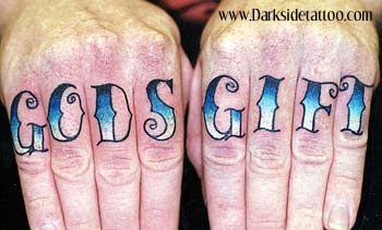 Tattoos - Lettering tattoos - Gods Gift?