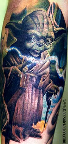 Tattoos - Movie Sci Fi tattoos - Yoda