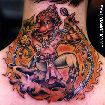 Tattoos - Ethnic Tibetan tattoos - Monkey Boy