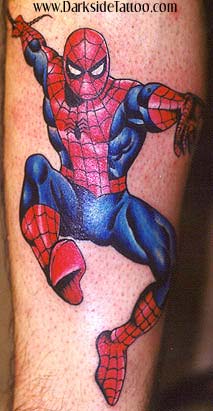 Tattoos - Cartoon tattoos - Spidey