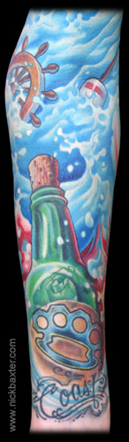 Tattoos - Message In A Bottle (Detail) - 4524