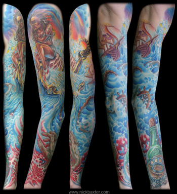 Nick Baxter - East Coast Shipwreck Sleeve