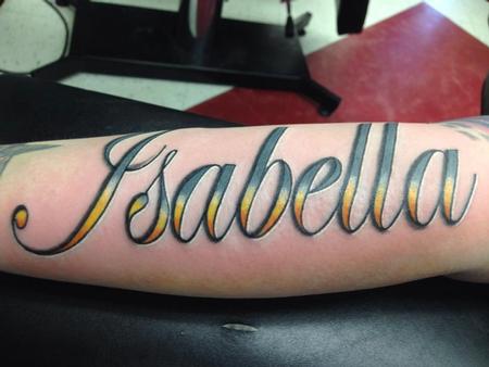 Izzy Morales - Isabella in color script