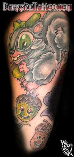 Troy Radecki - Squirrel Tattoo