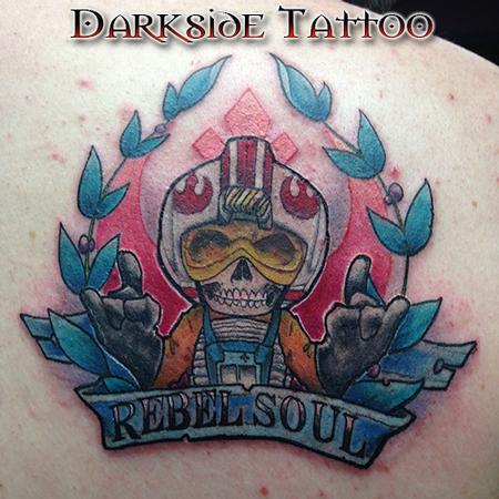 Mikey Har - Color Star Wars Rebel Soul Tattoo