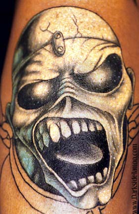 Tattoos - Music tattoos - Eddie Piece of Mind