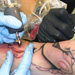Tattoos - Adrian and I Tattooing Together - 5805