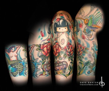 Dave Barton - Geisha Doll 1/4 Sleeve