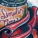 Tattoos - Simpler Times Rose - 58762