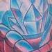 Crystaline Rose Tattoo Design Thumbnail