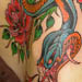 tattoo galleries/ - Snake and roses