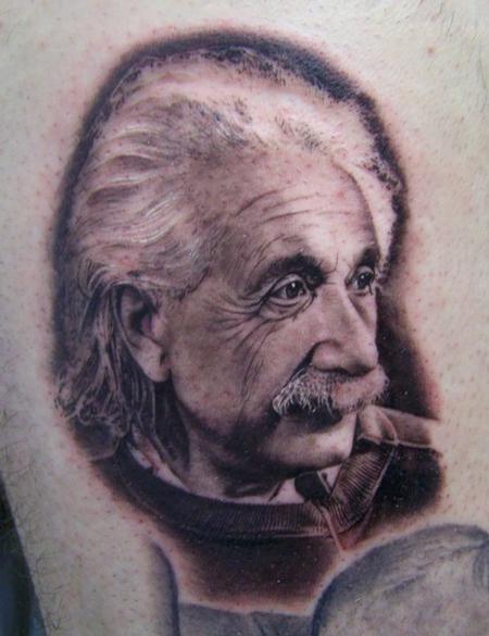 Tattoos - Einstein Tattoo - 65163