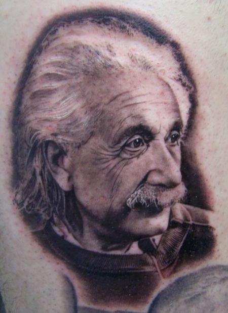 Tattoos - Einstein Portrait - 55256