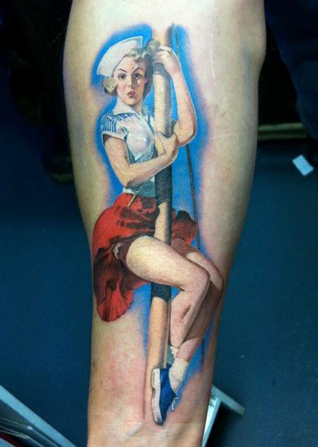 David Corden - Gil Elvgren Pinup Tattoo